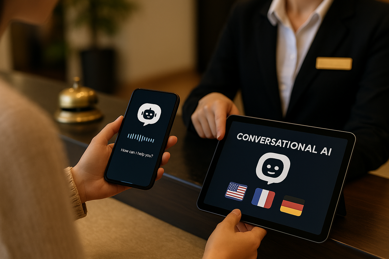 Conversational AI for Hotels - Instant Multilingual Guest Assistance
