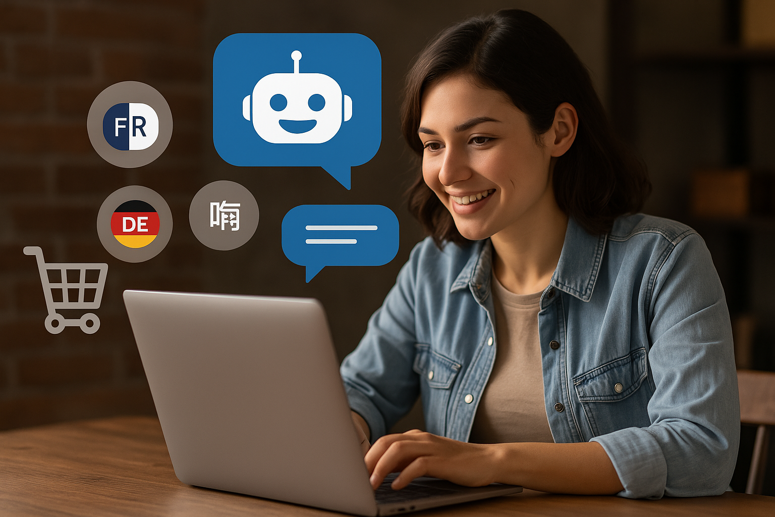 Conversational AI for E‑Commerce - Multilingual Chatbots and Beyond