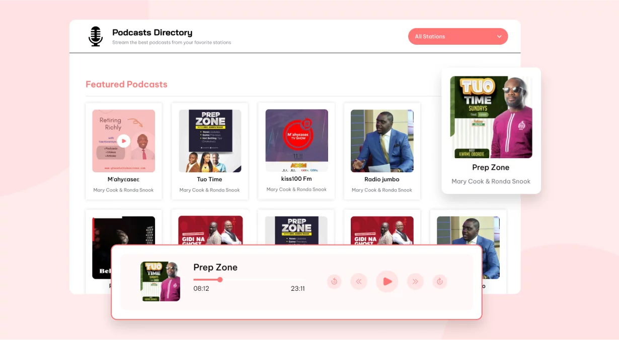 SaaS-Based Podcast Player for the African Broadcasting Market