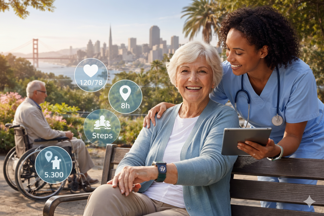 IoT Wearables Improving Elderly Care in San Francisco Healthcare