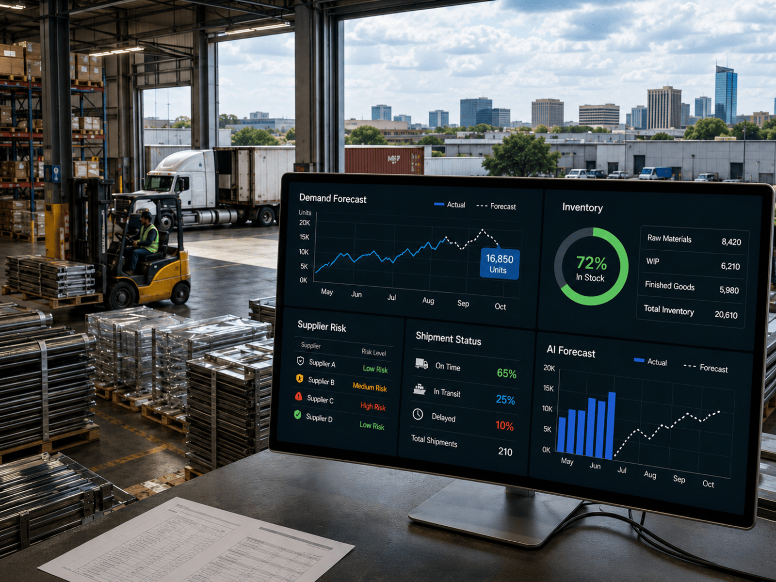 The Dallas Manufacturer’s Guide to AI-Powered Supply Chain Forecasting