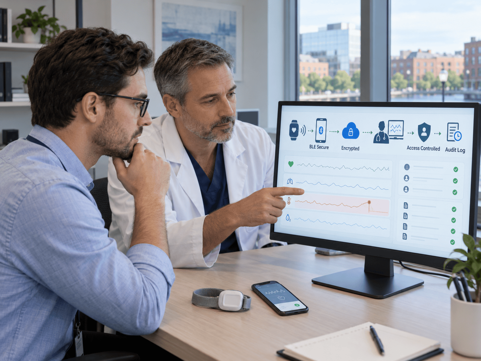 How to Build HIPAA-Compliant Remote Patient Monitoring Systems with Wearable IoT Sensors