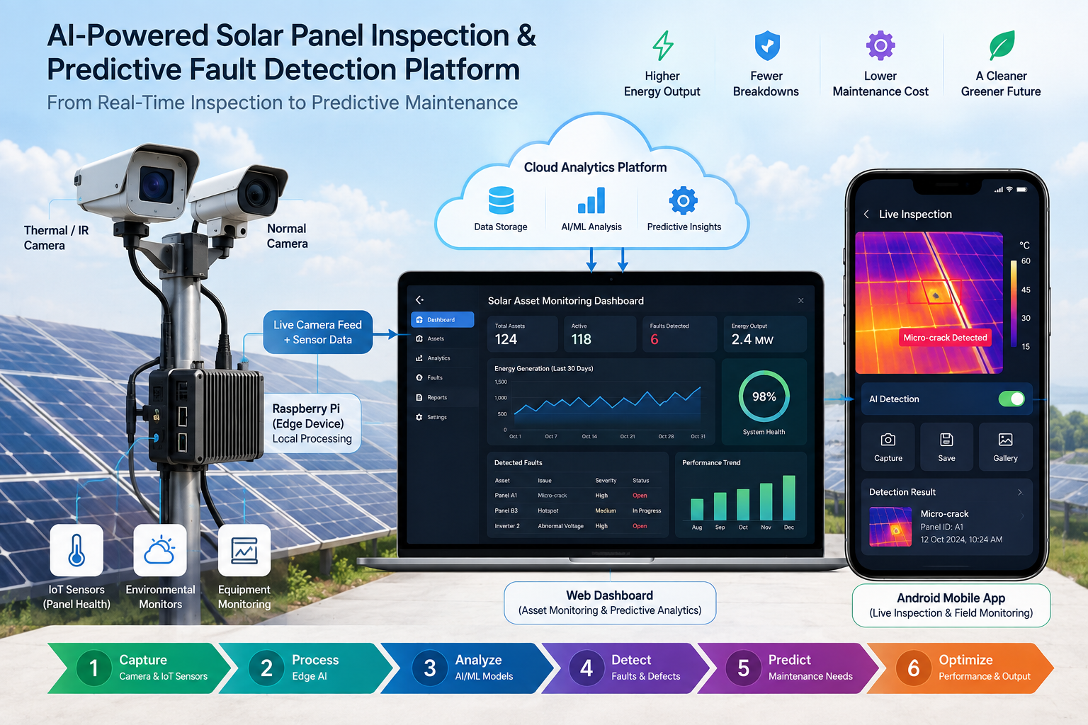 AI-Powered Solar Inspection & Predictive Fault Detection Platform