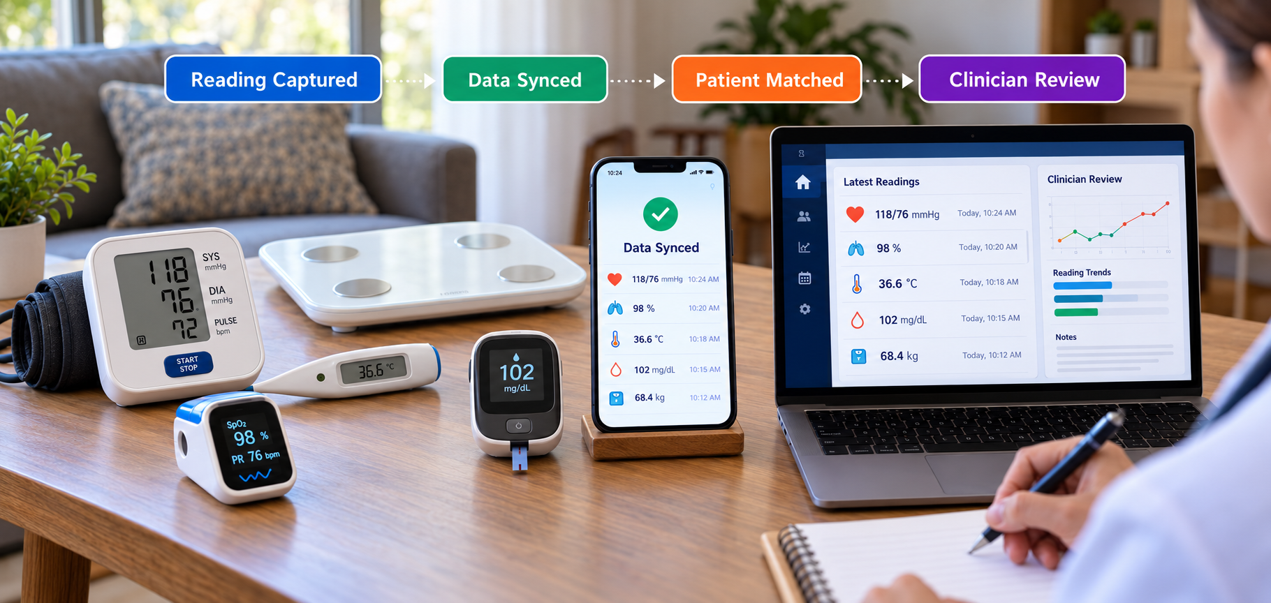 Connecting Home Diagnostics to Telehealth Without Data Gaps