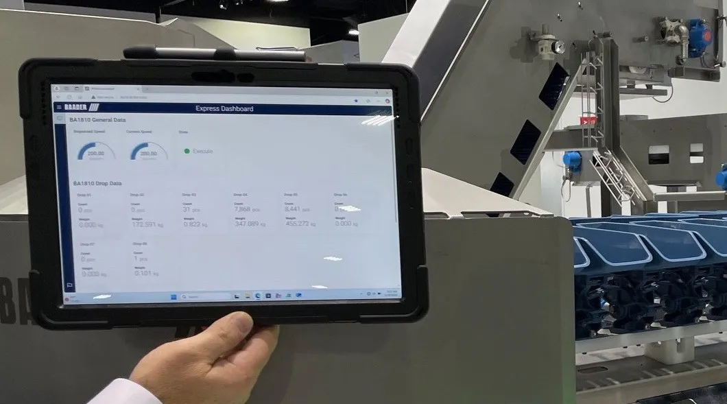 close up shot of a baader dashboard on an ipad