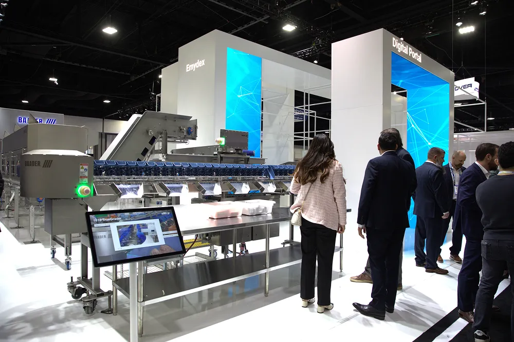 baader employees at ippe 2026 on a baader booth