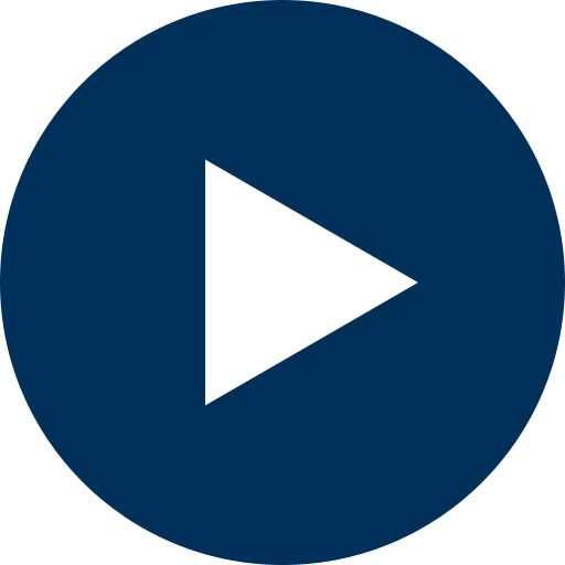 blue video play button
