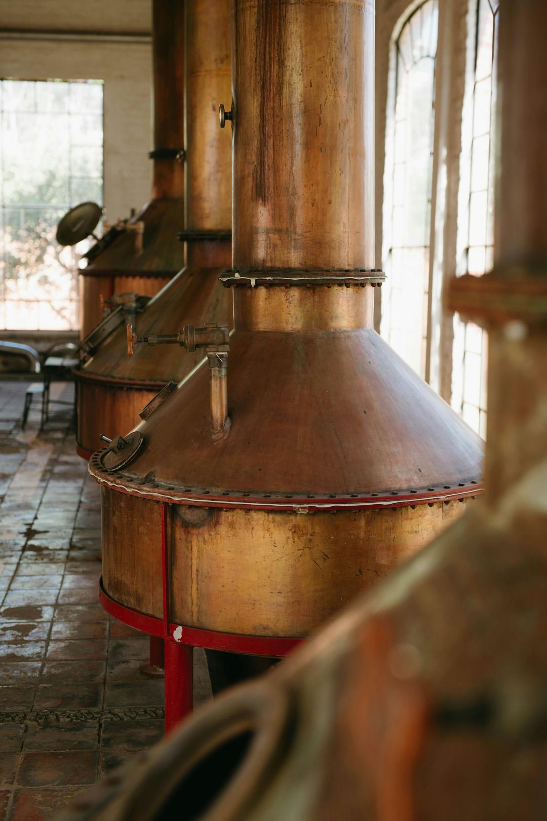Copper pot stills