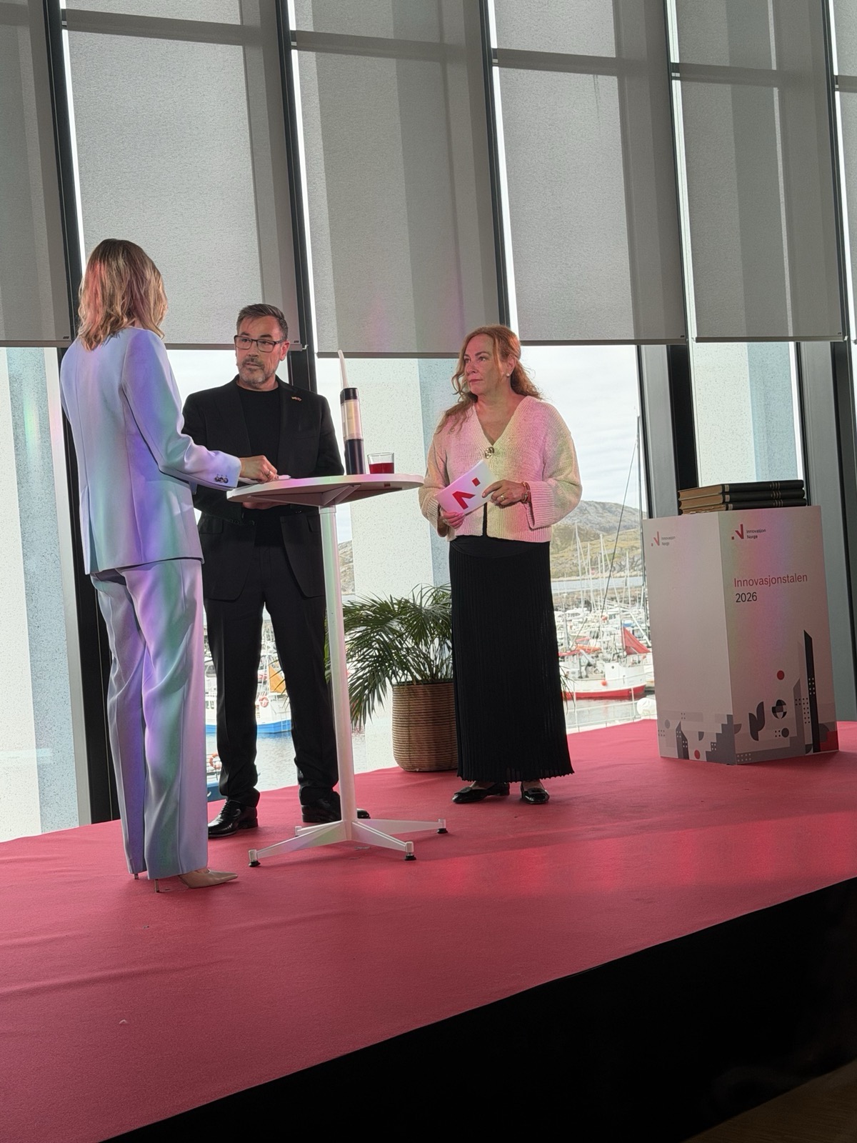 CEO Øystein Refseth and Agneta Karfeldt