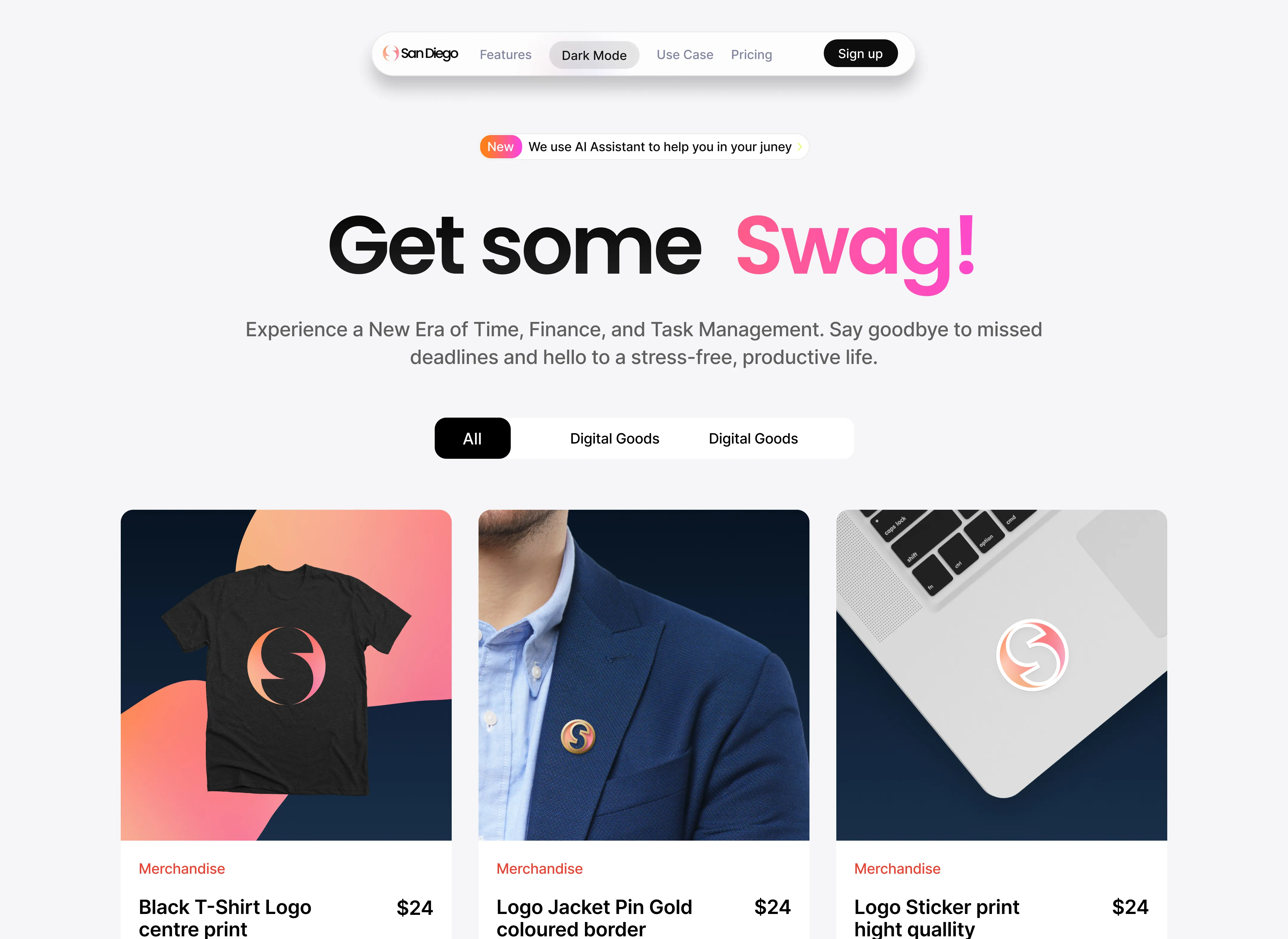 SaaS Webflow Template - SanDiego - Designed by Azwedo.com and Wedoflow.com