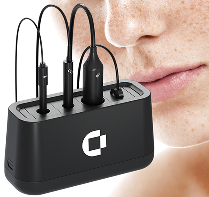 Analiza skóry twarzy przy użyciu systemu Dermalab Aesthetic – profesjonalna ocena nawilżenia i elastyczności skóry