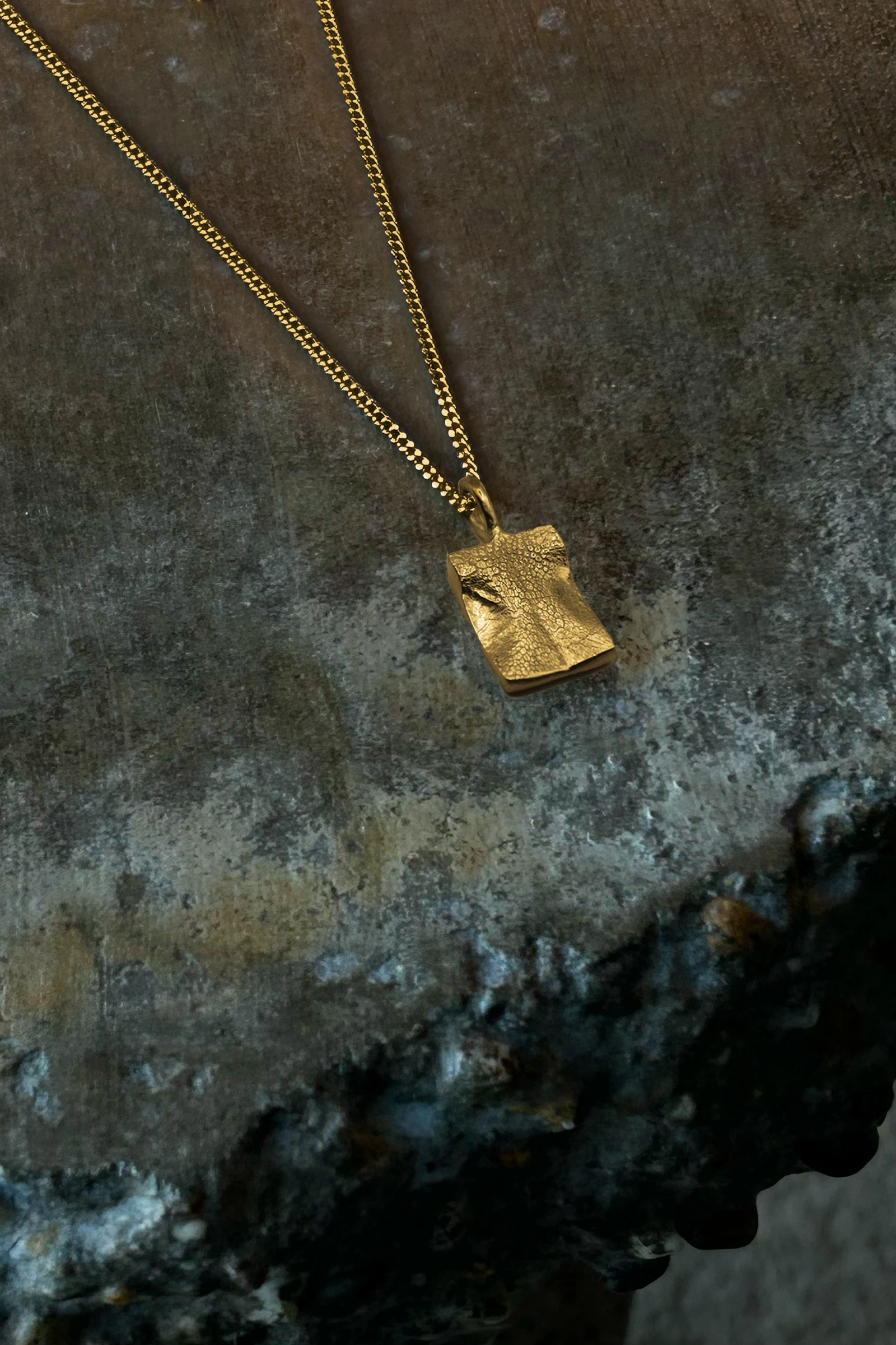 Delta Tag Charm · Vermeil