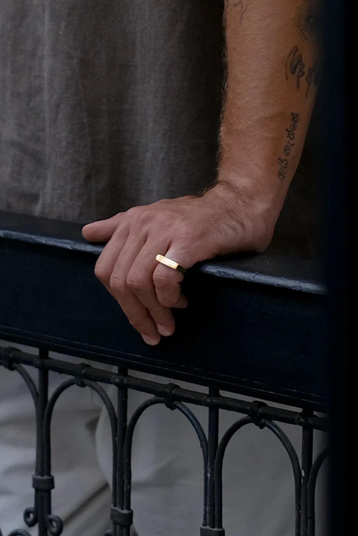 Monolith Ring · Vermeil