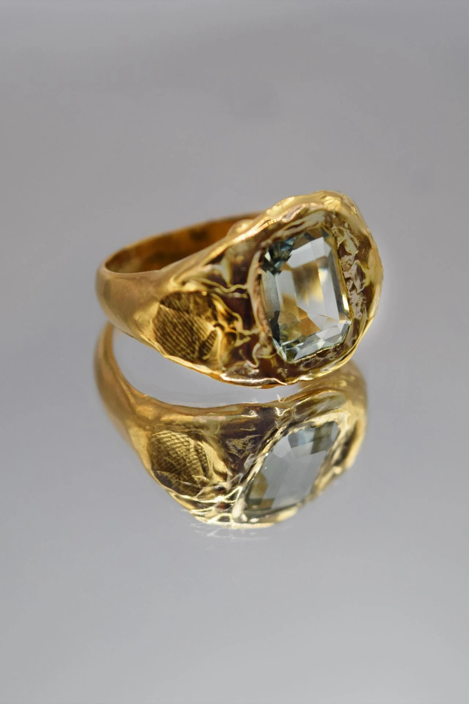 Gaia Ring . Vermeil