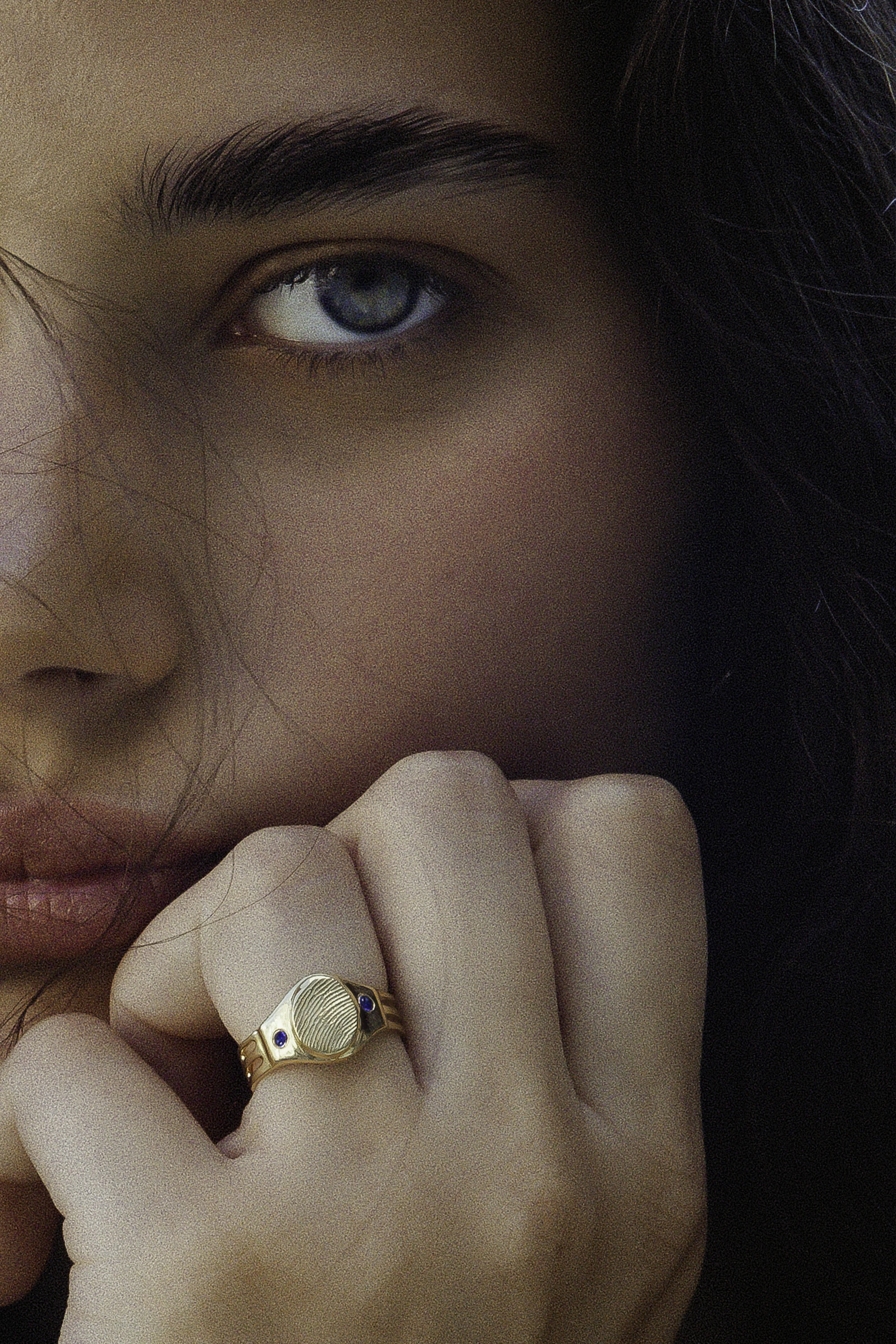 Ethos ring . vermeil