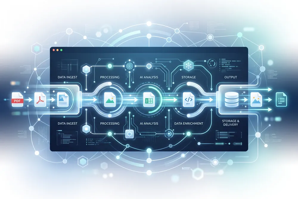 A loan origination system manages a loan from application through approval and funding, handling data collection, credit checks, document gathering, underwriting decisions, and compliance checks in one digital workflow.