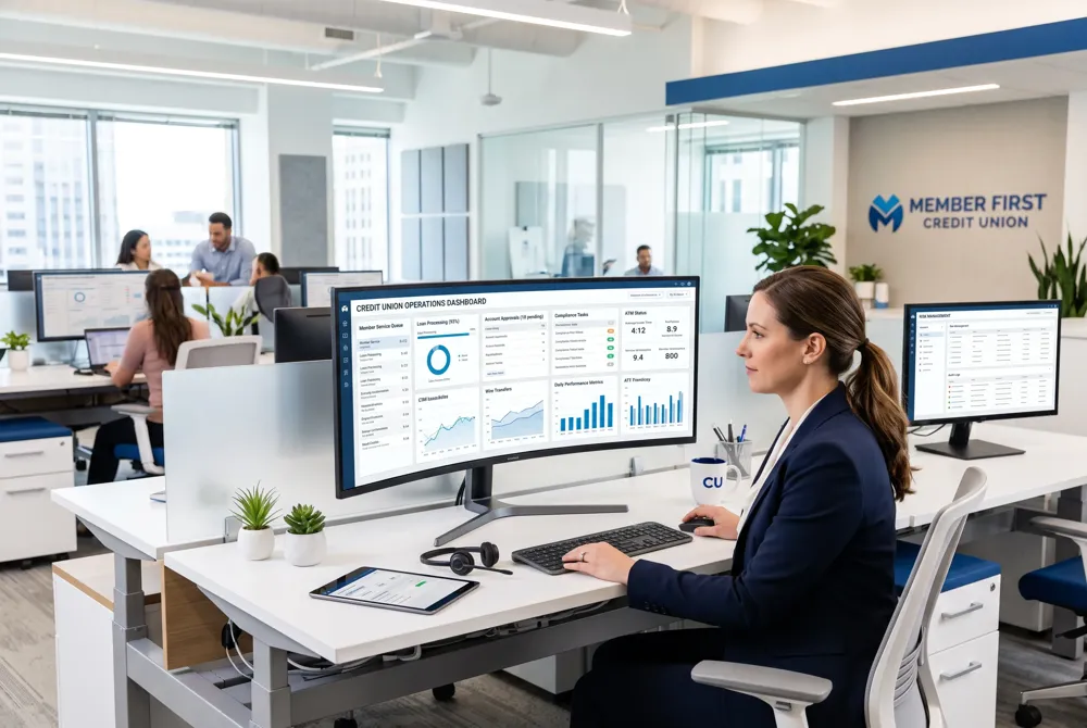 Fragmented lending tools can leave credit union staff managing manual handoffs, repeated data entry, and workflow changes.