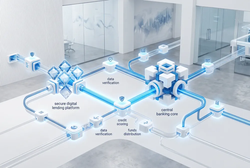 Fuse connects lending workflows to existing cores, including Fiserv, Jack Henry, and Corelation, without replacing the system of record.