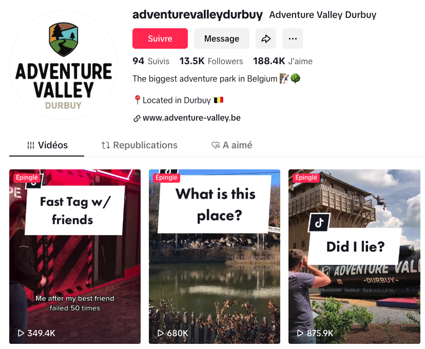 visu tiktok adventure valley