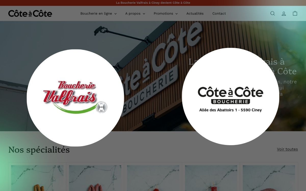 charte graphique cote a cote