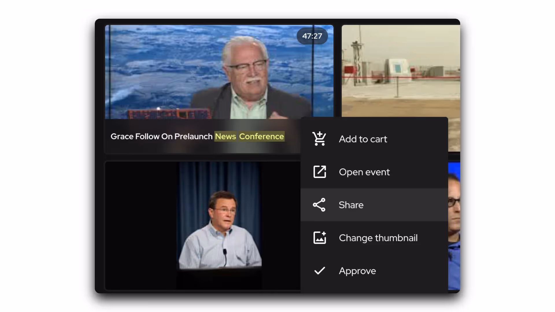 Moments Lab users can generate public URLs for their media files, so anyone with the link can easily download the media.