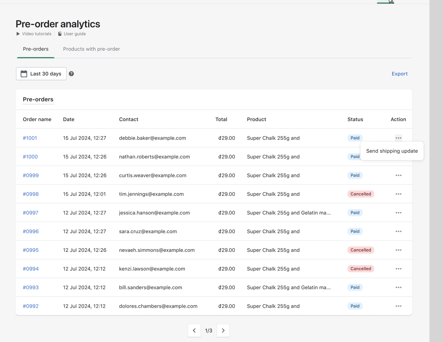 pre order analytics boost ai search and filter