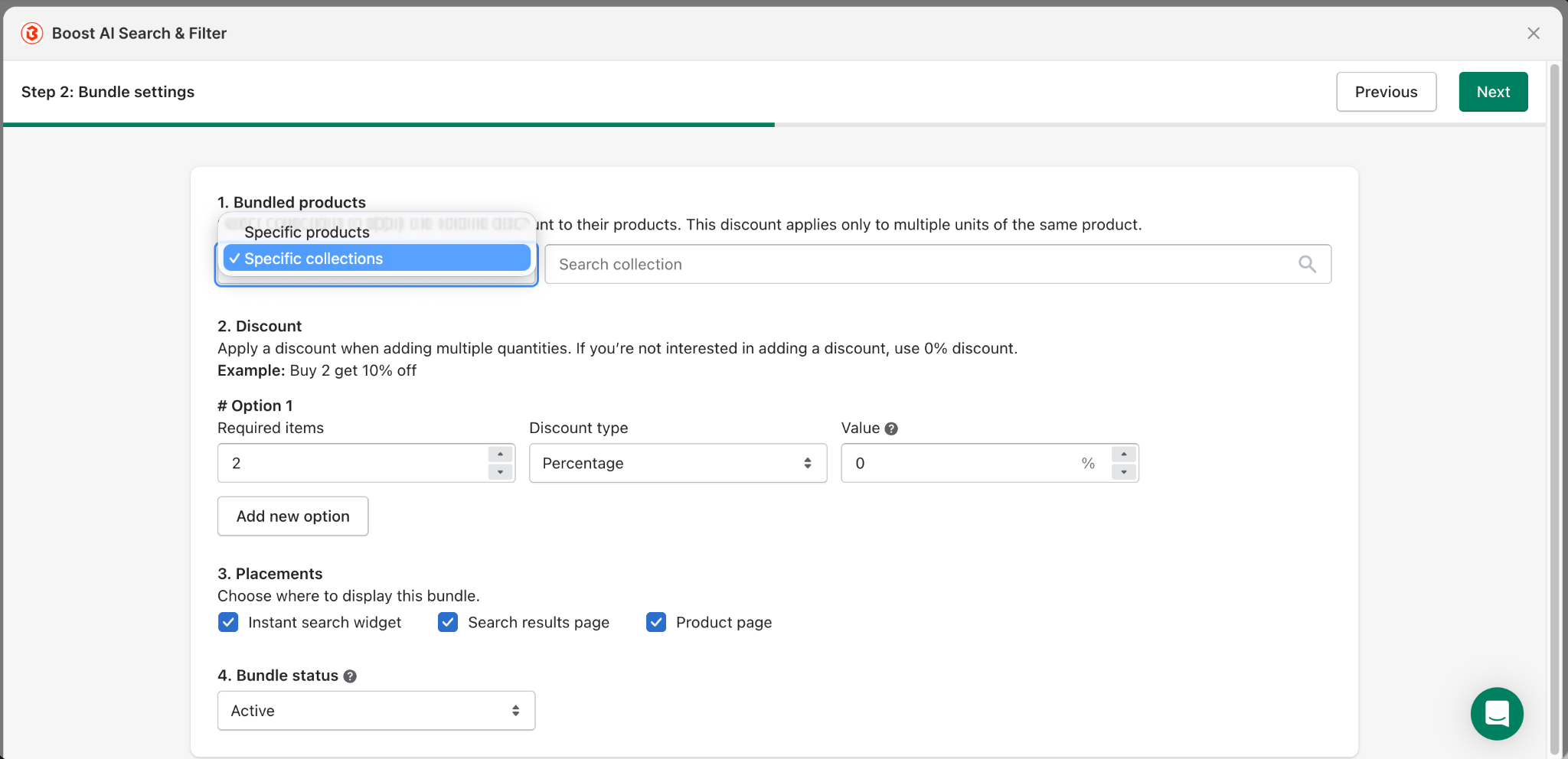 volume discounts by collections
