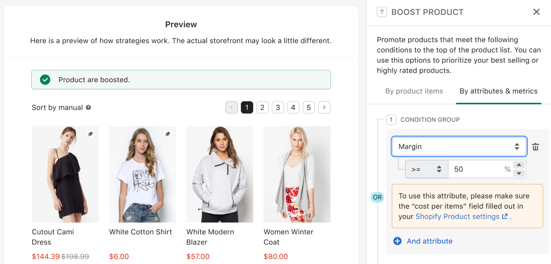 merchandising by product margin boost commerce