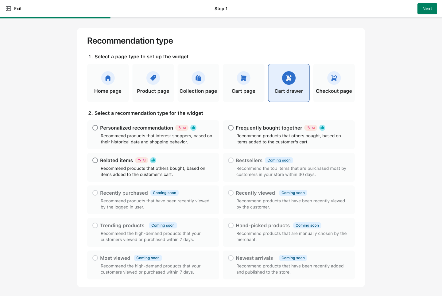 cart drawer upsell widget boost commerce
