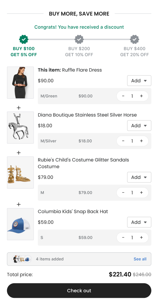 tiered discount bundles boost commerce