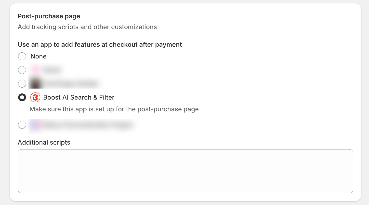 post purchase upsell shopify boost commerce