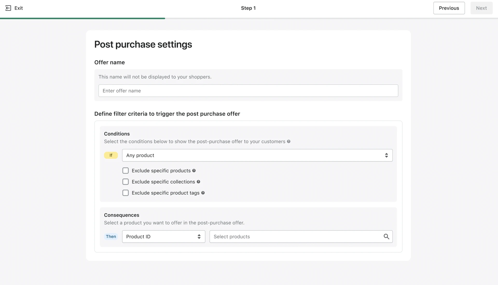 post purchase upsell settings boost commerce