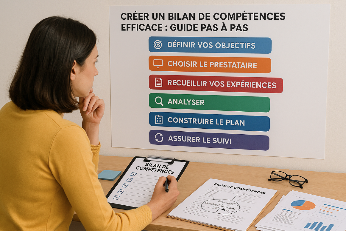 Créer un bilan de compétences efficace : guide pas à pas