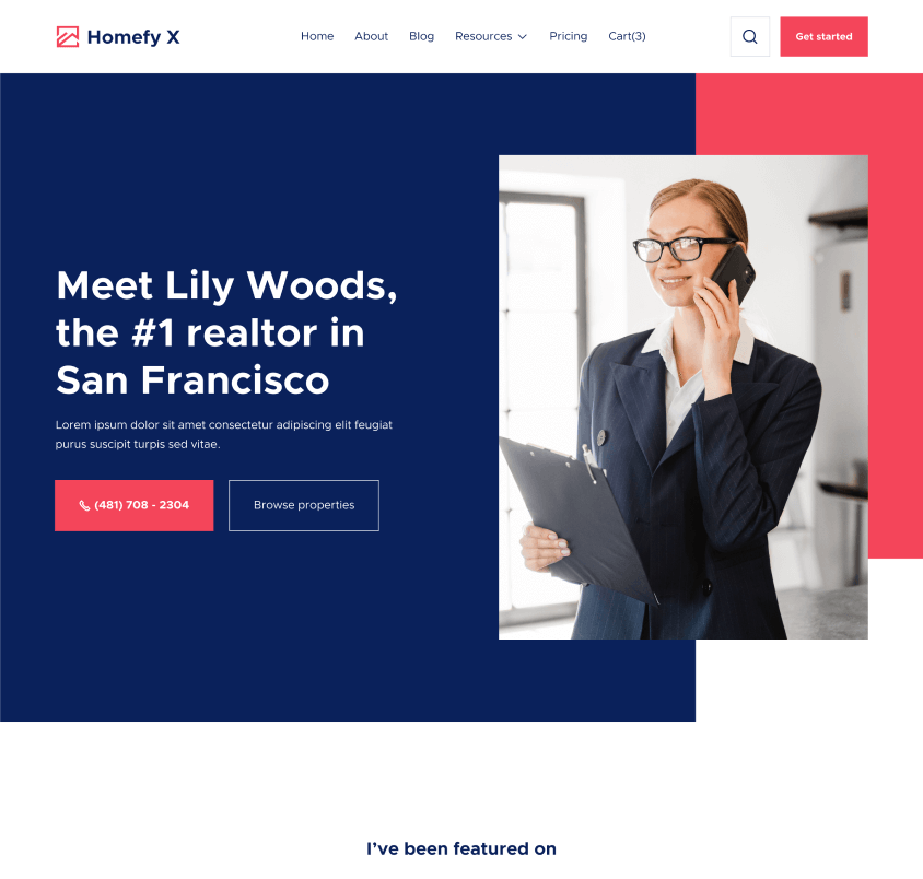 Home V3 - Homefy X Webflow Template