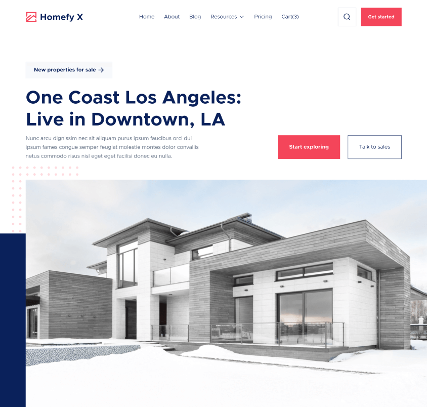 Home V2 - Homefy X Webflow Template