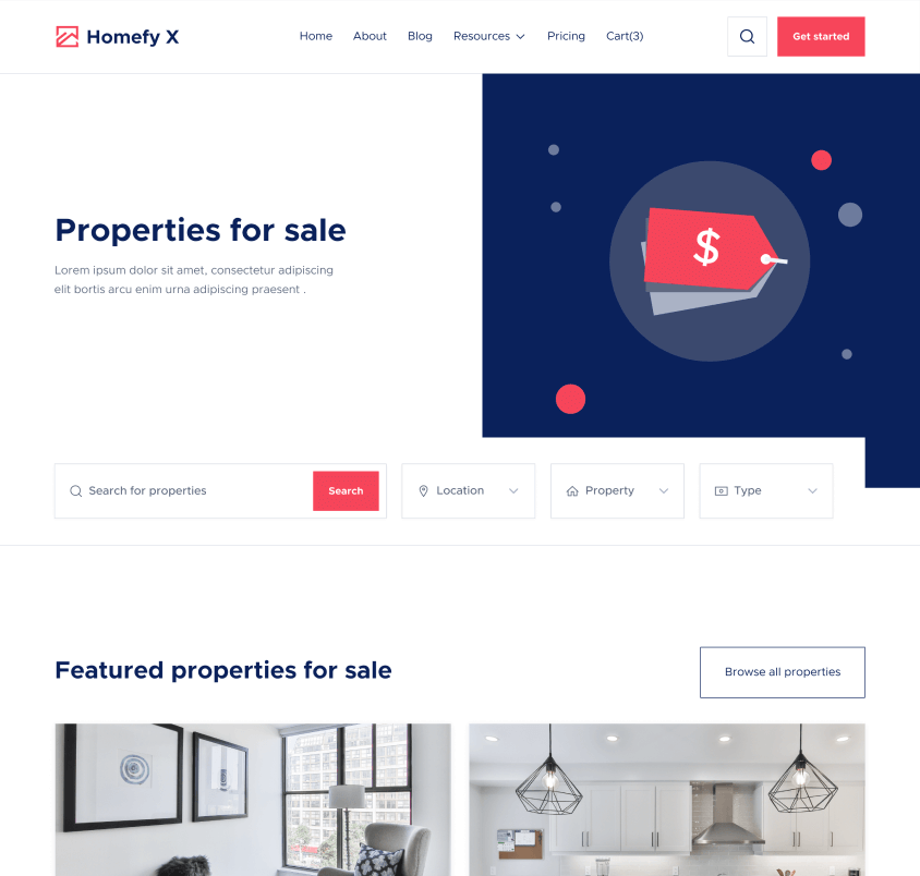 Property CMS - Homefy X Webflow Template