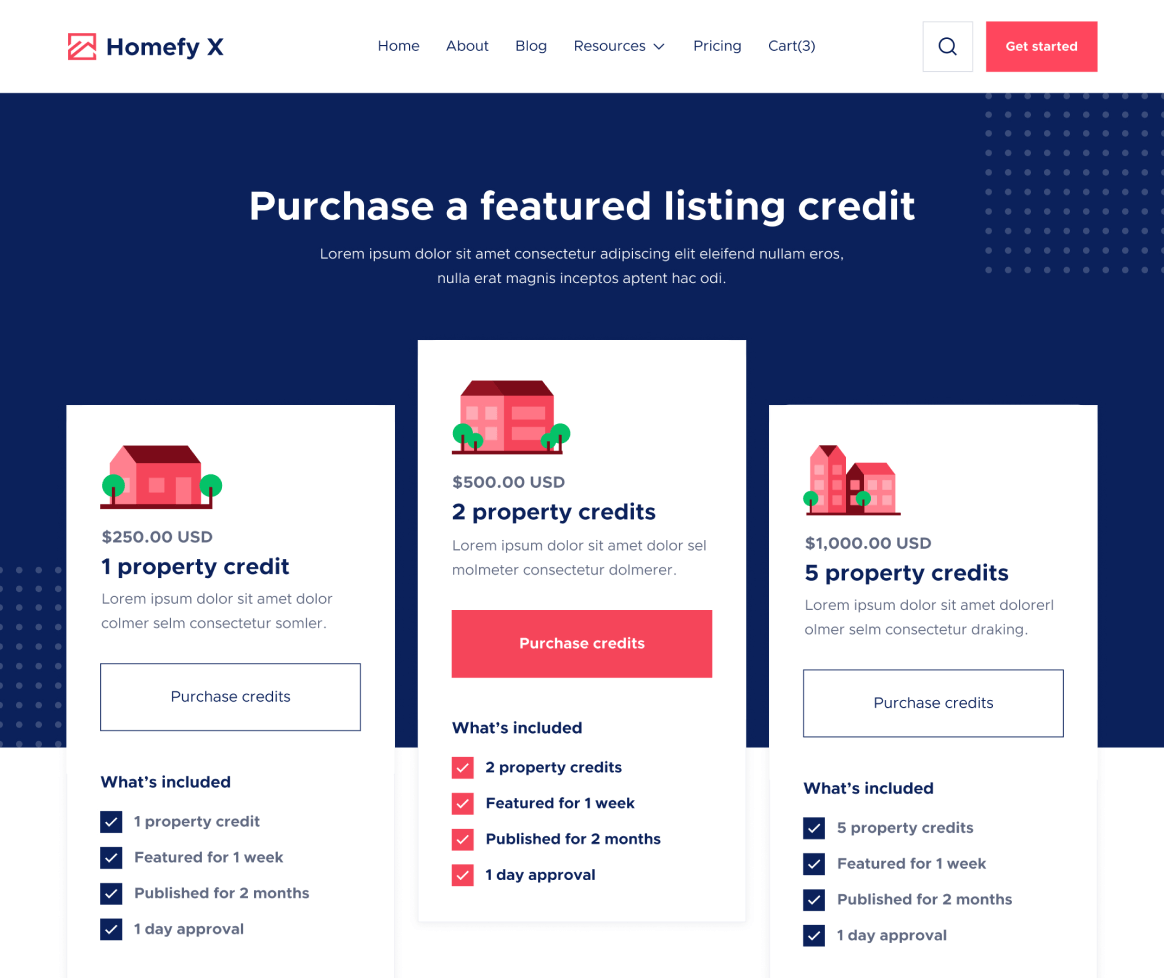 eCommerce - Homefy X Webflow Template