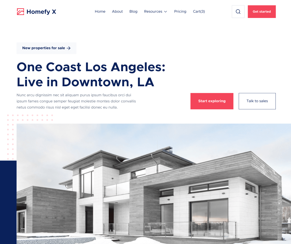 Home V2 - Homefy X Webflow Template