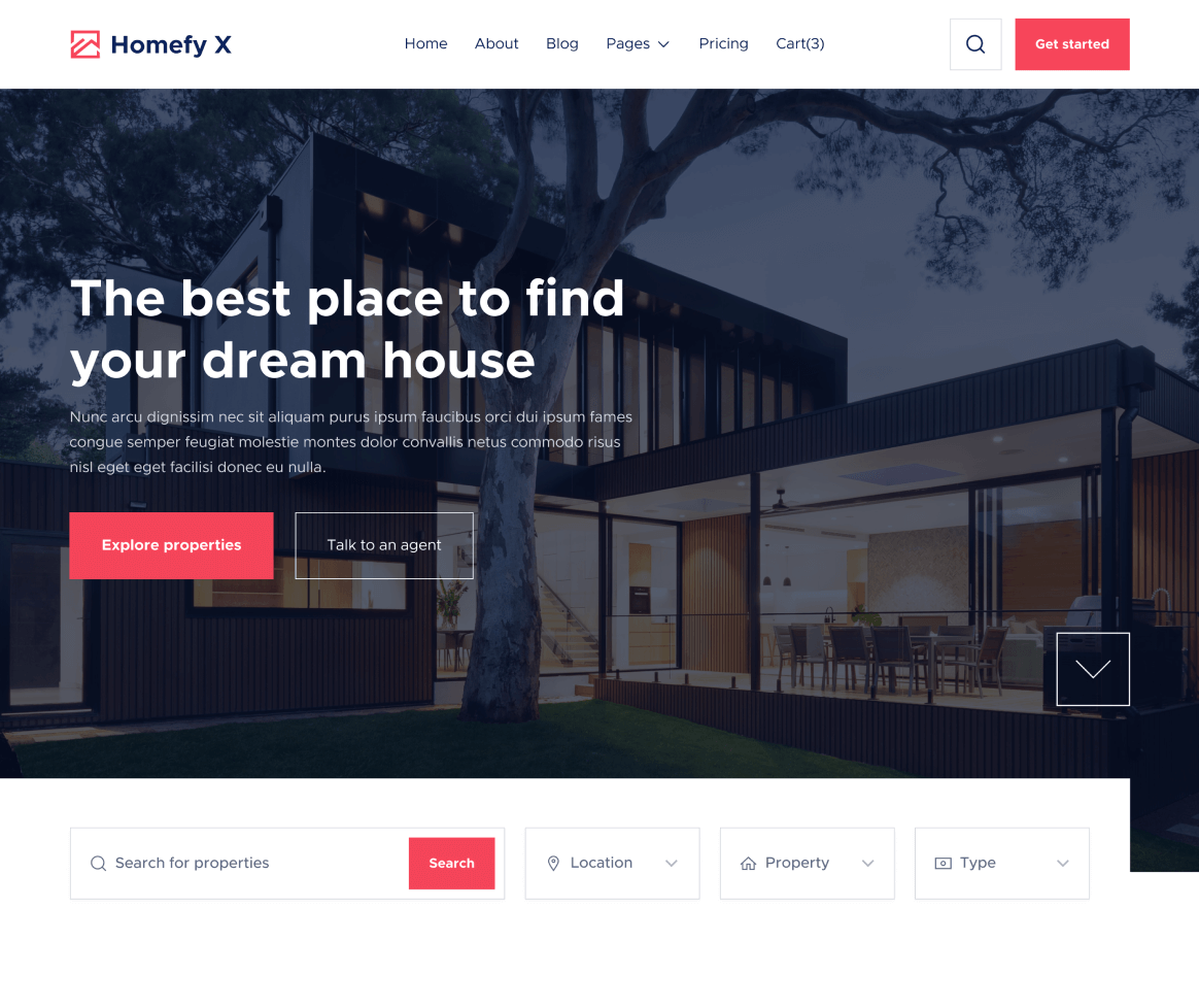 Home - Homefy X Webflow Template