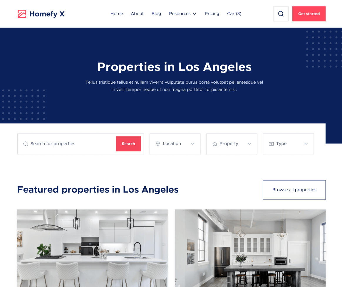 Location - Homefy X Webflow Template