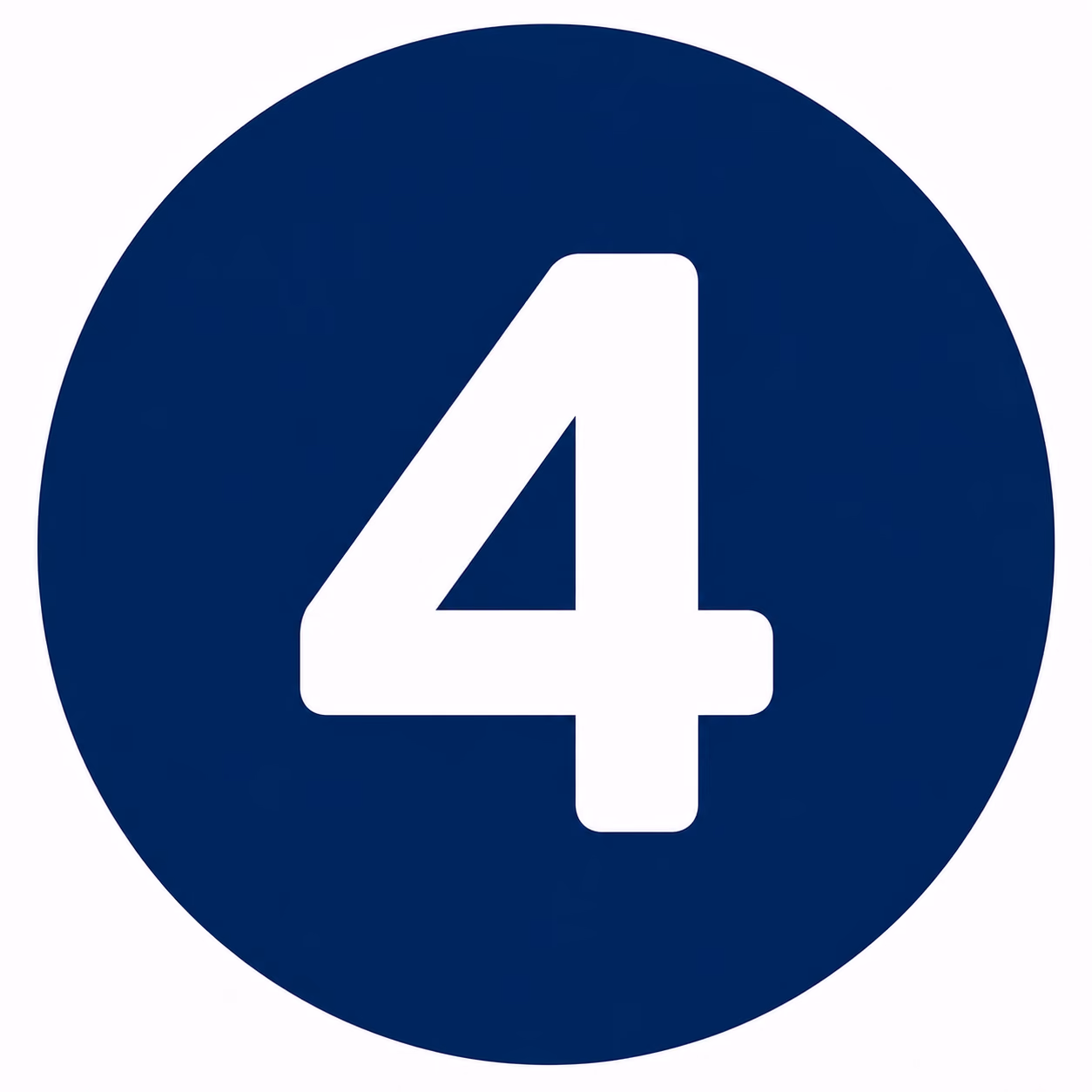 Icon image of a blue circle with number 4 in the center.