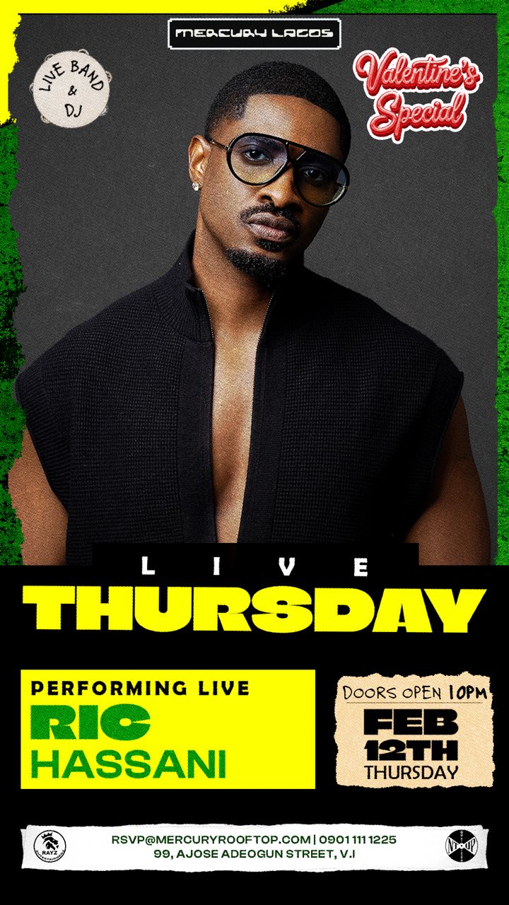 A big bold photo of Ric Hassani