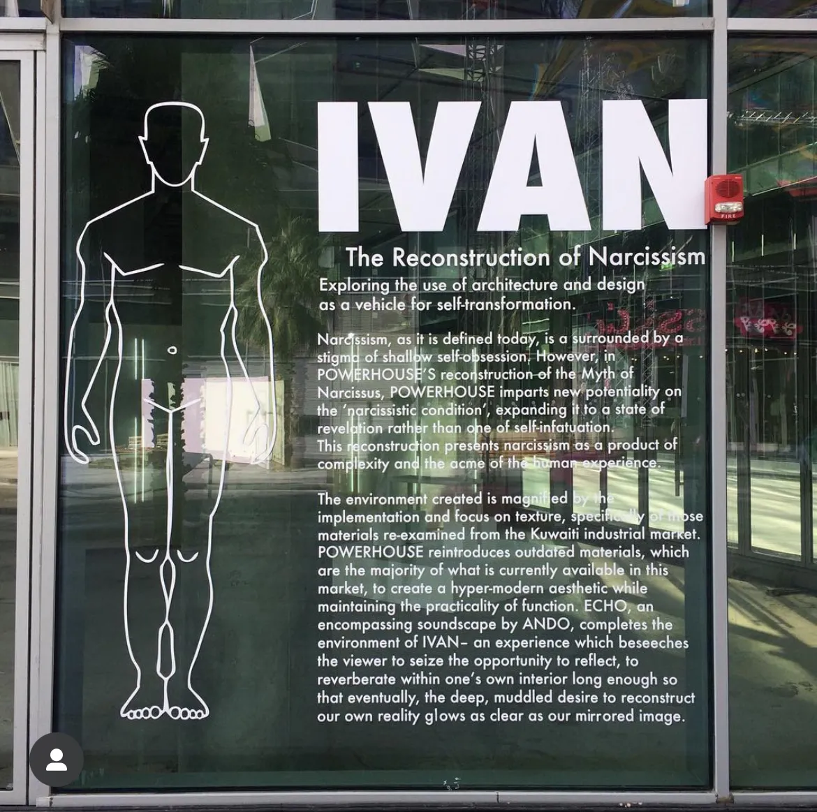 custom signage for exhibition at Dubai Design District 