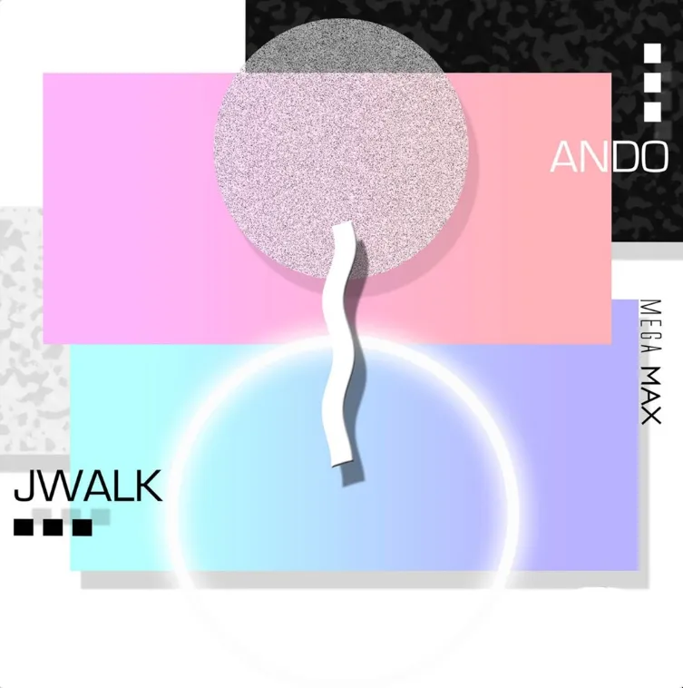 Graphic design cover art for experimental artist ANDO 