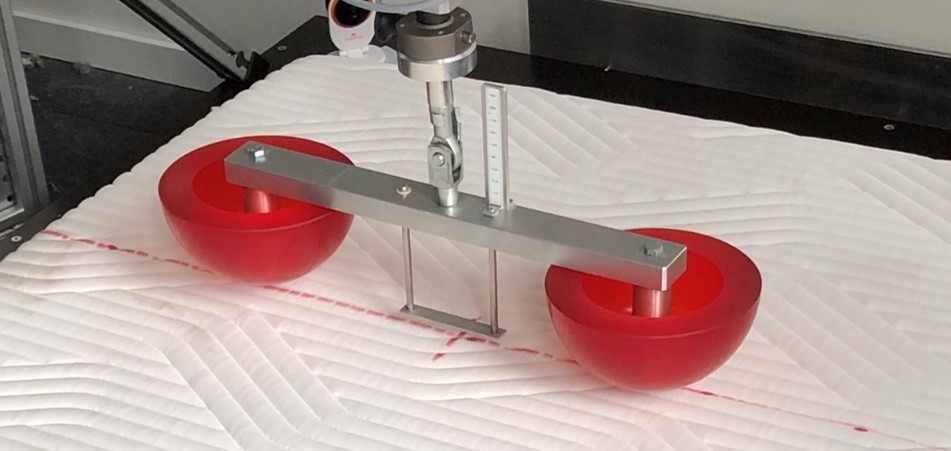 Inkepingsmachine voor matrassentest op puntelastiteit