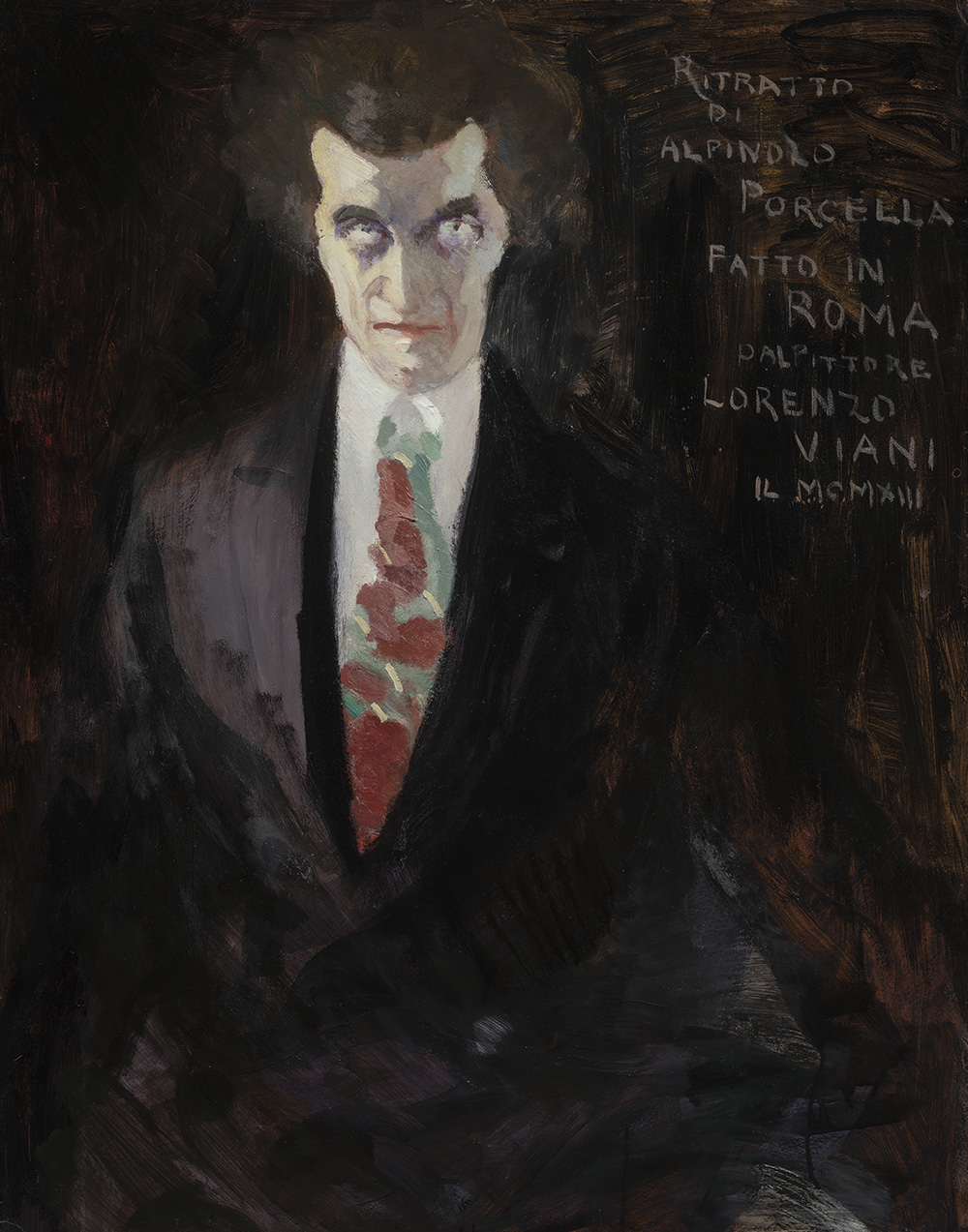 PORTRAIT OF ALPINOLO PORCELLA (1913)