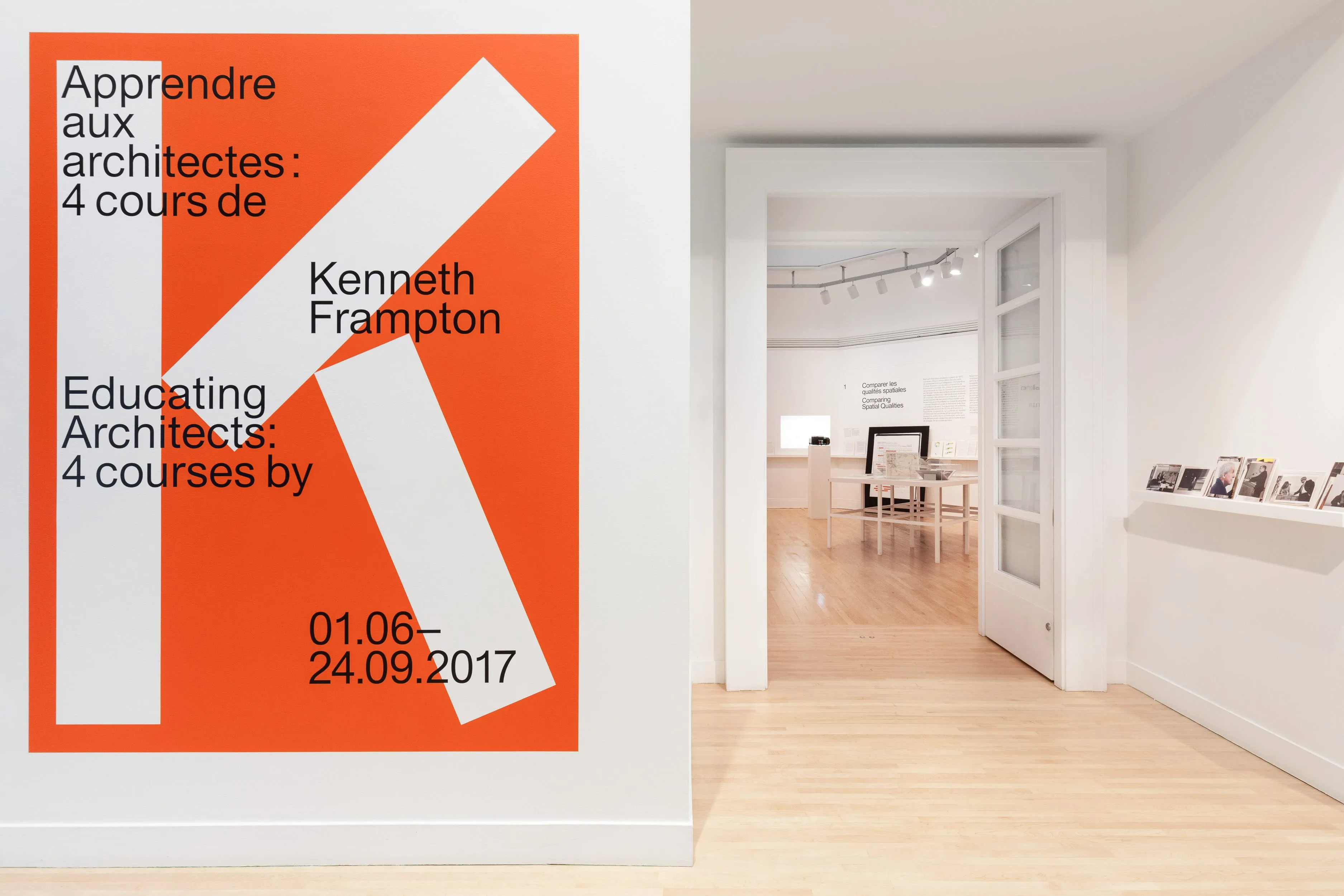 Exposition apprendre aux architectes : 4 cours de Kenneth Frampton