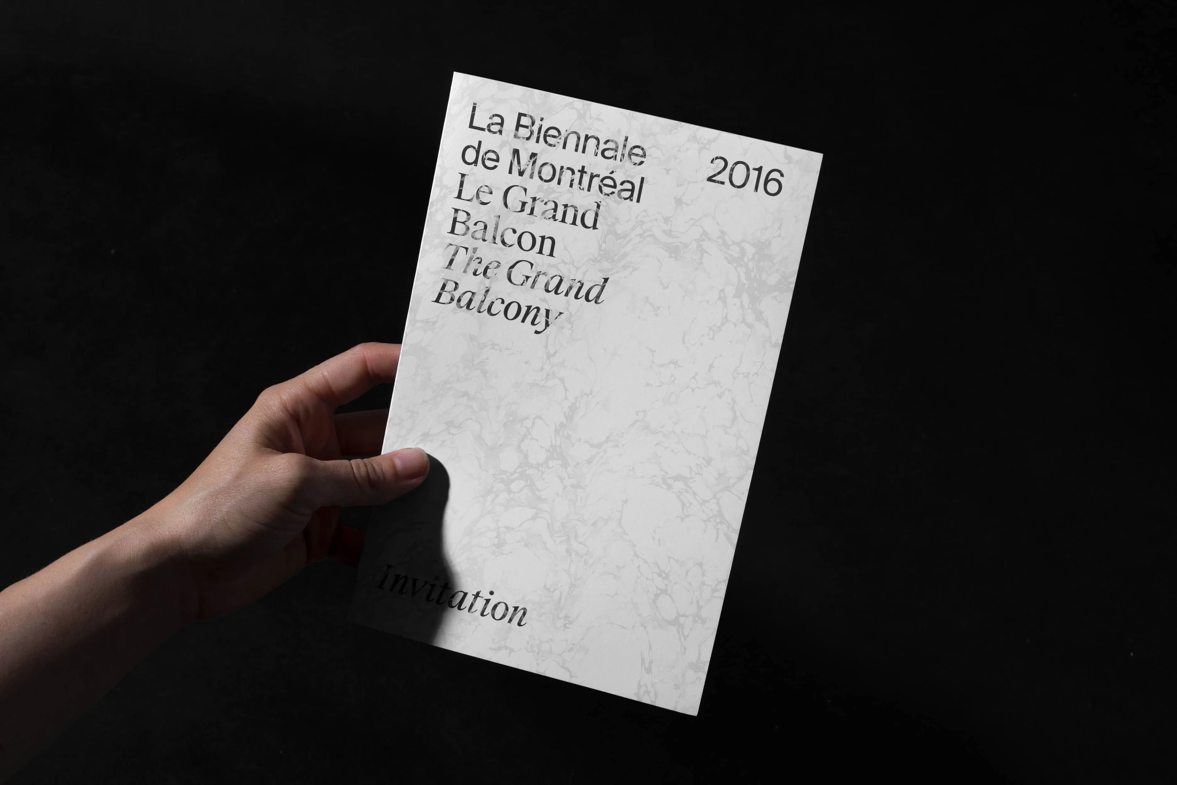 Publication de campagne de la biennale 