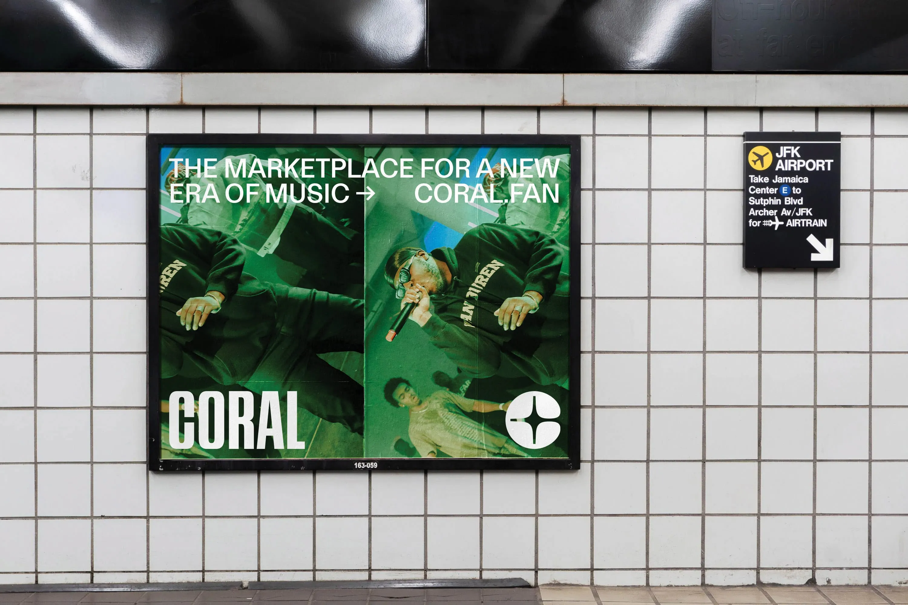 Affichage publique promotion Coral