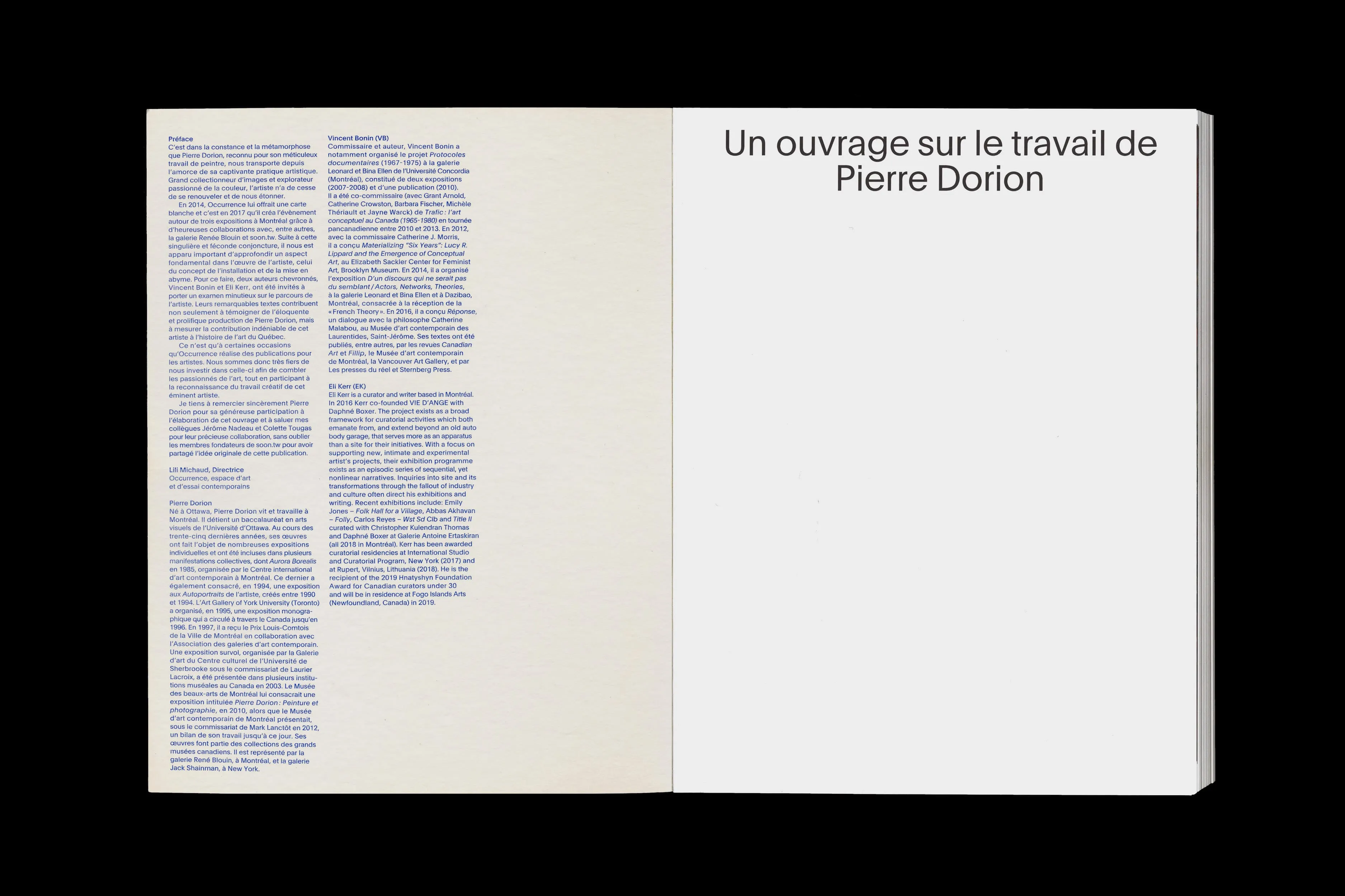 Détails Livre Pierre Dorion